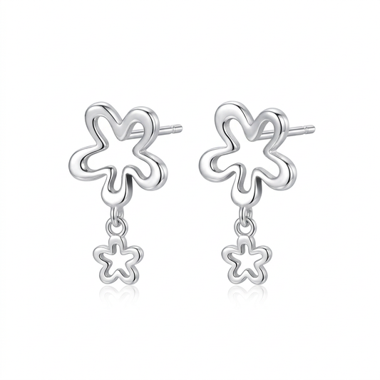 Aretes Dos Flores