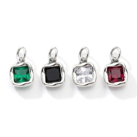 Dije Geométrico Vintage con Zirconia