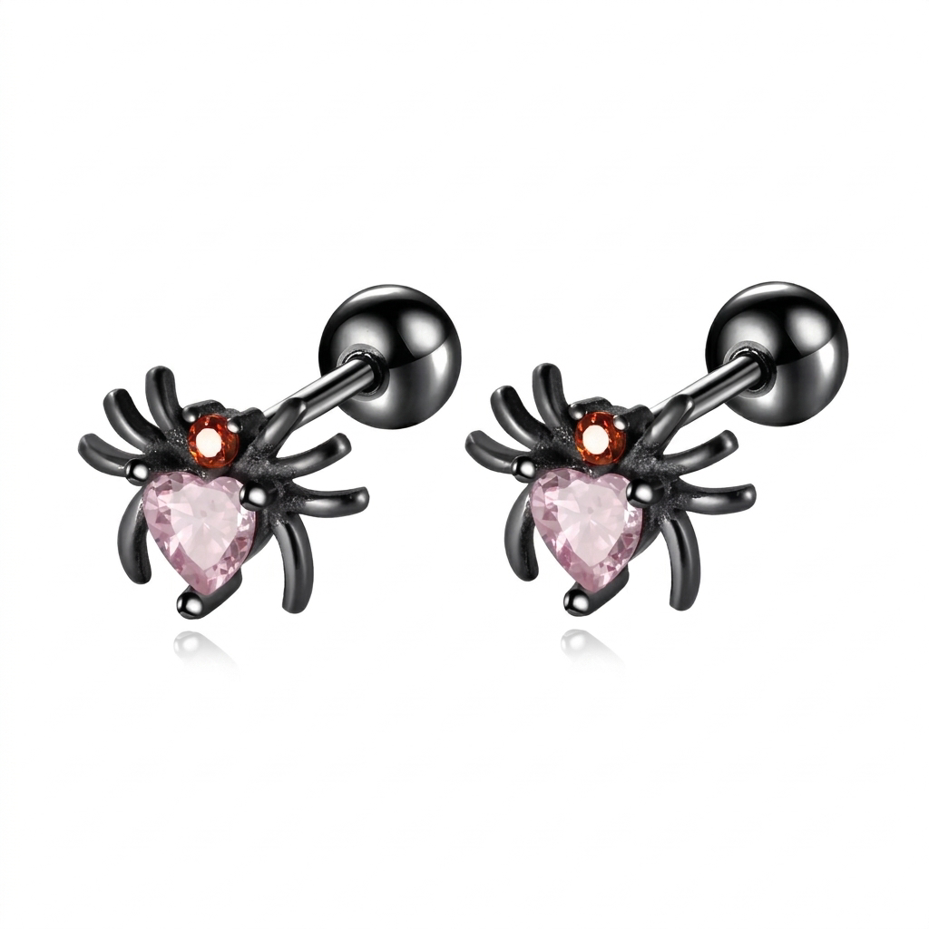 Aretes Araña con Zirconias