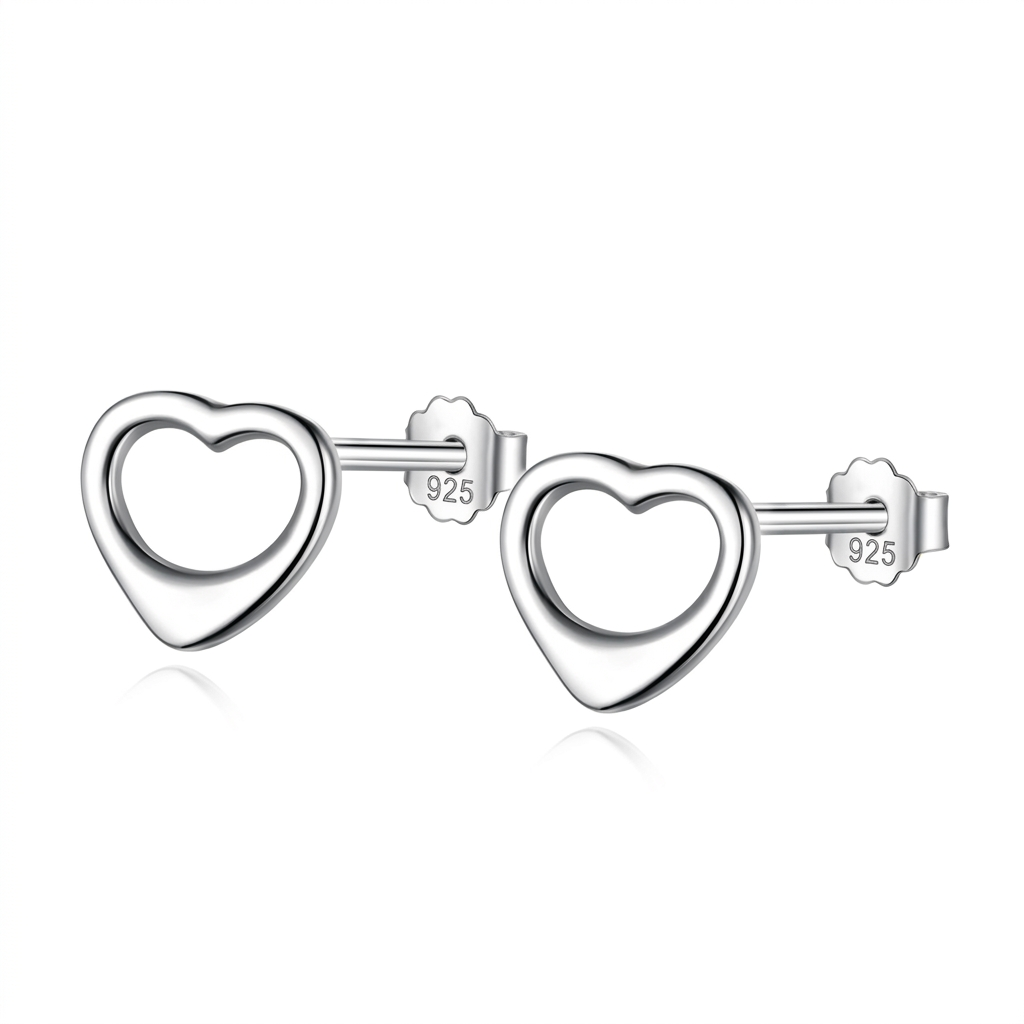 Aretes Corazón Calado
