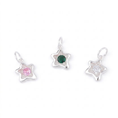 Dije Corazón Blanco, Verde o Rosa