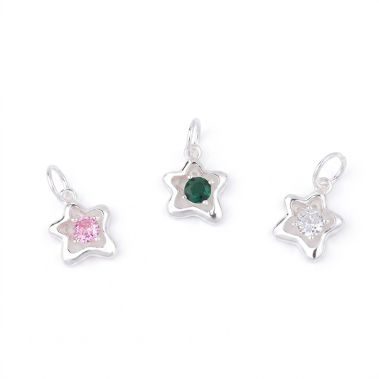 Dije Corazón Blanco, Verde o Rosa