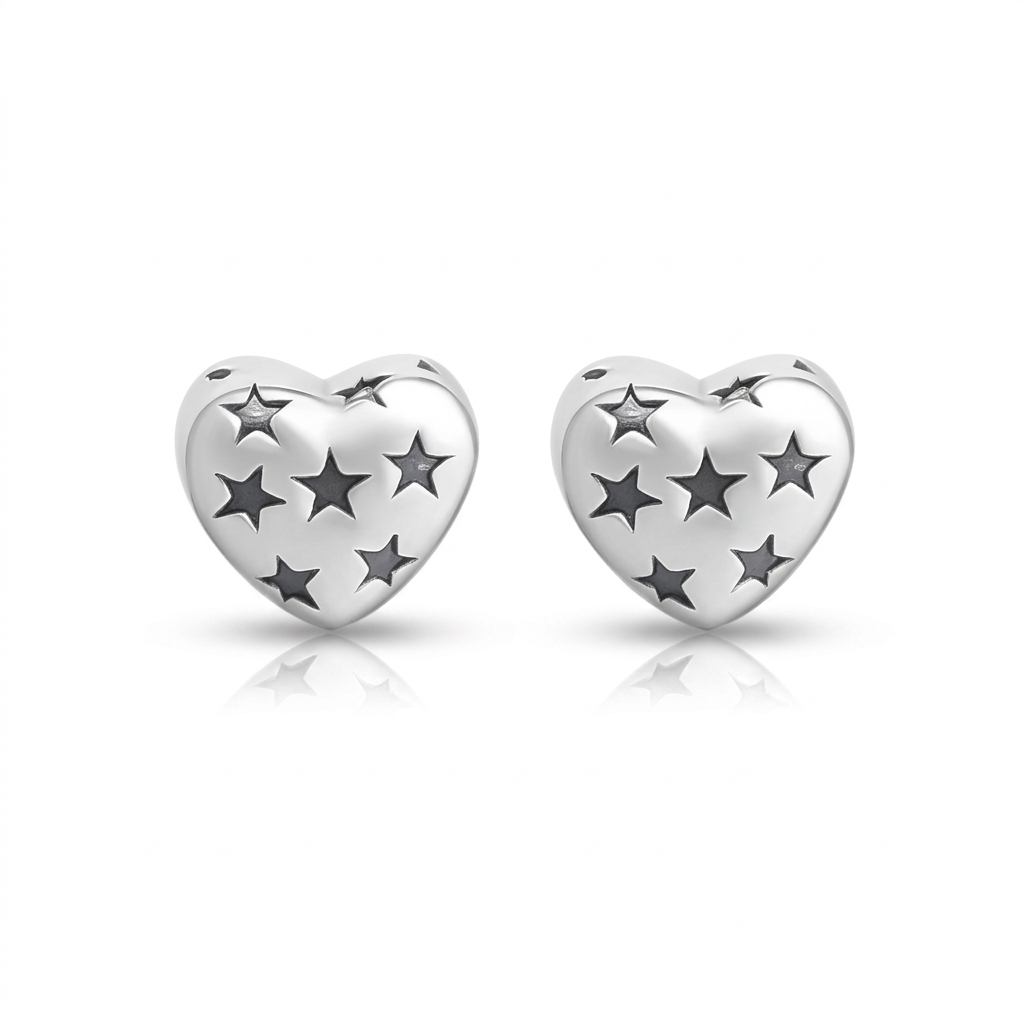 Dije Corazón con Estrellas