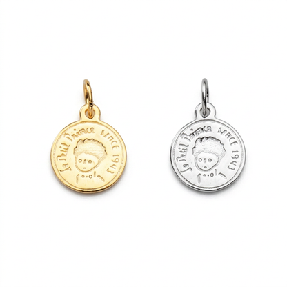 Dije Moneda con Niño