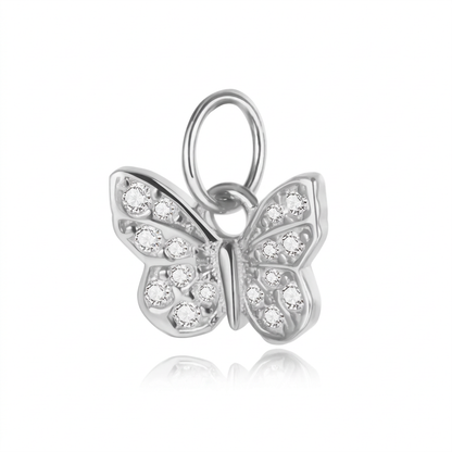 Dije Mariposa con Zirconia para Collar