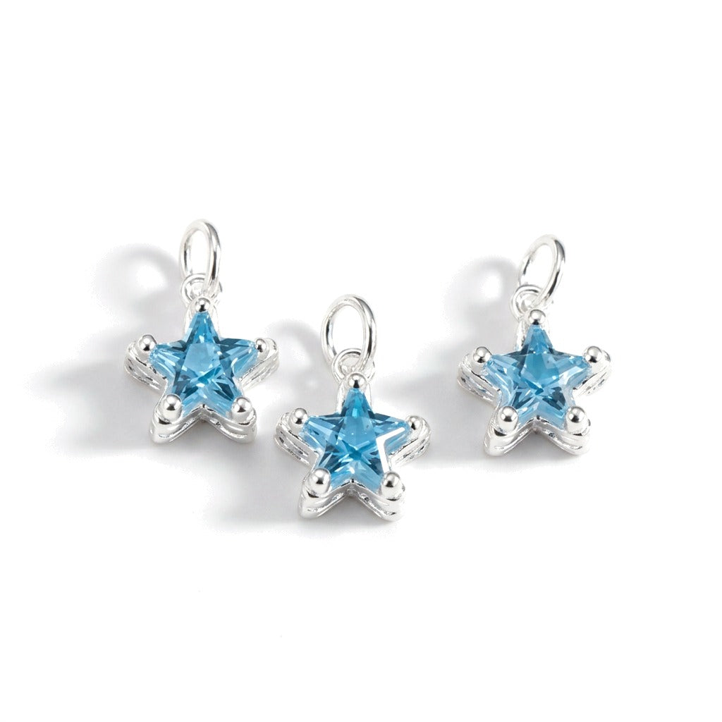 Dije Estrella Azul Brillante
