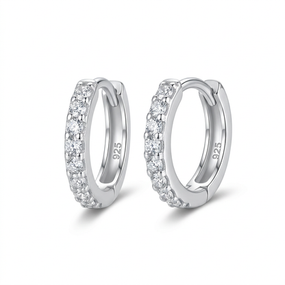 Arracadas con Zirconias Blancas