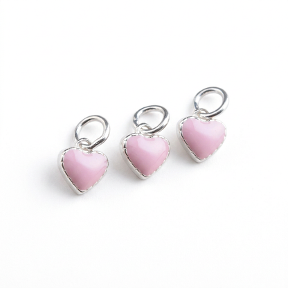 Dije Corazón Rosa