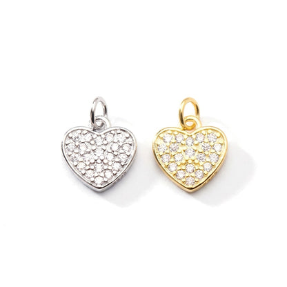 Dije Corazón Plateado o Dorado