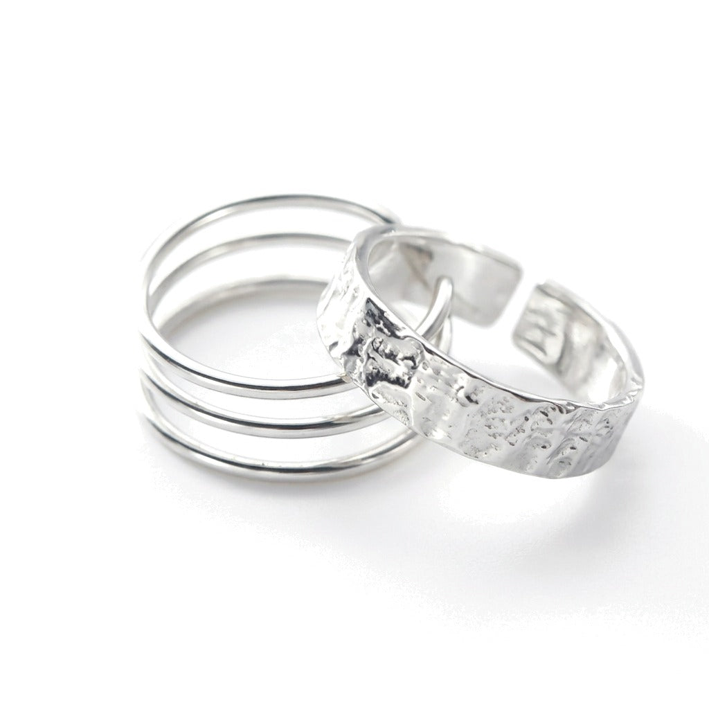 Anillo Abierto Irregular