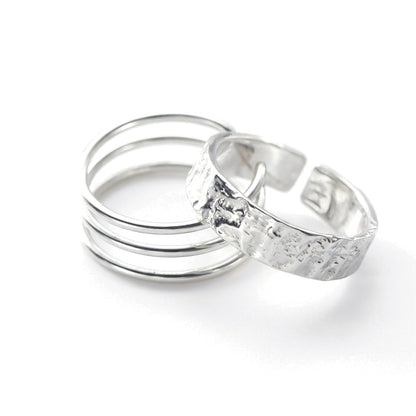 Anillo Abierto Irregular