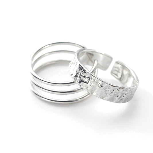 Anillo Abierto Irregular