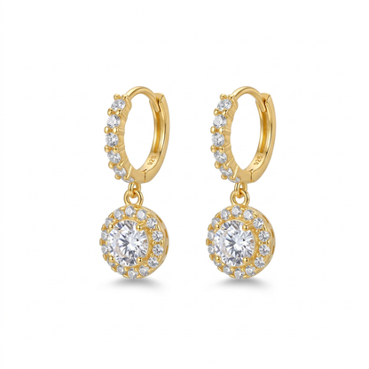 Arracadas de Fiesta con Zirconias