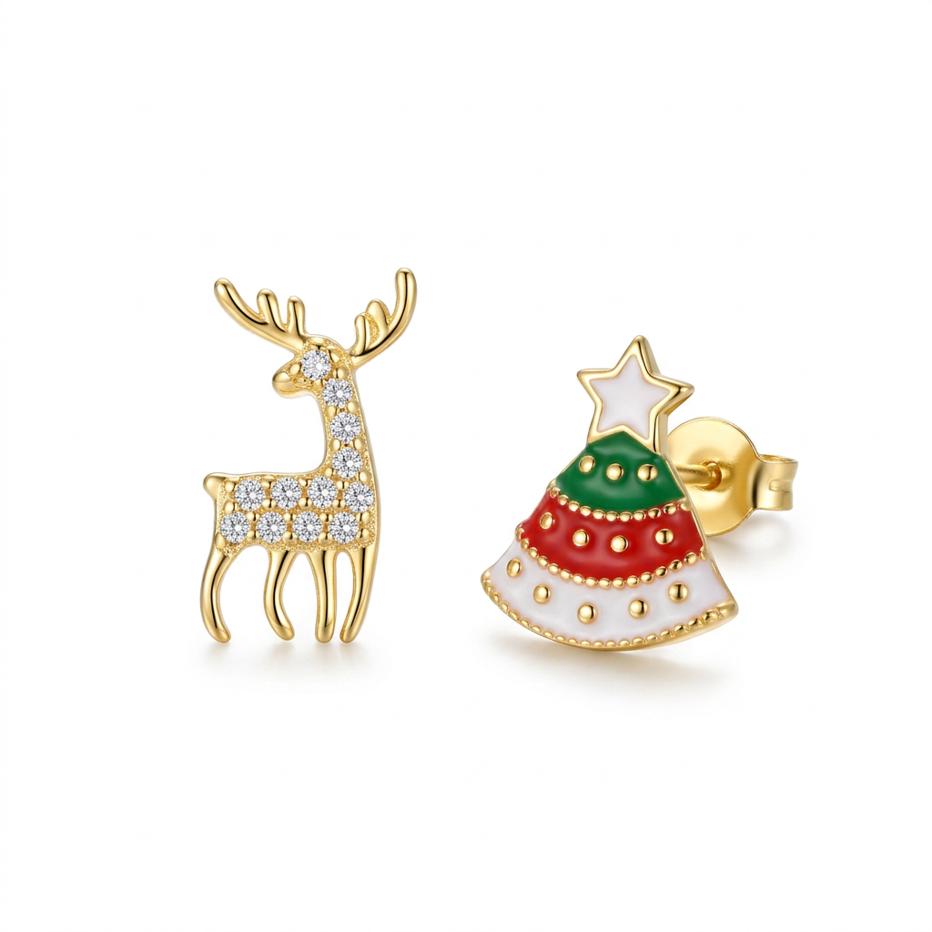 Aretes Asimétricos Árbol y Reno