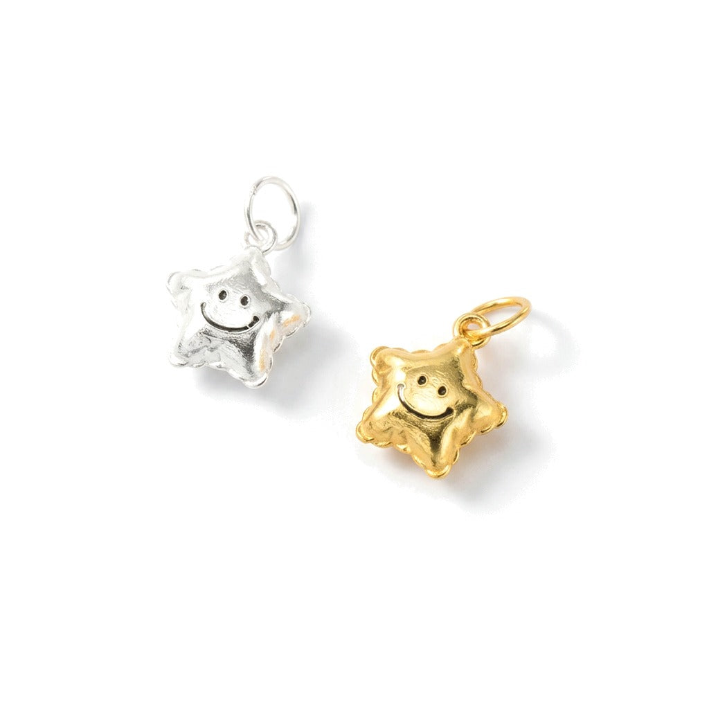 Dije Estrella Sonriente 3D