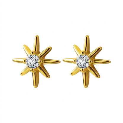 Aretes Estrella Radiante