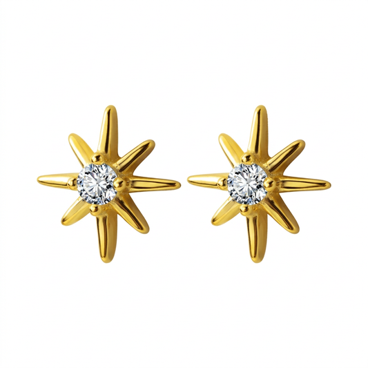 Aretes Estrella Radiante