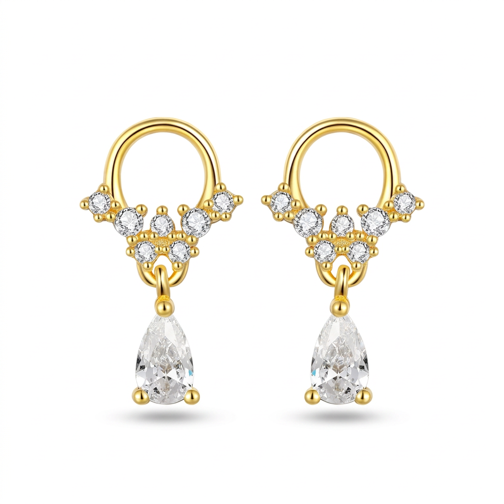 Aretes Gota de Agua