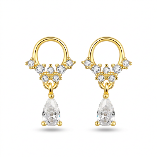 Aretes Gota de Agua