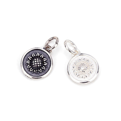 Dije Moneda con Girasol