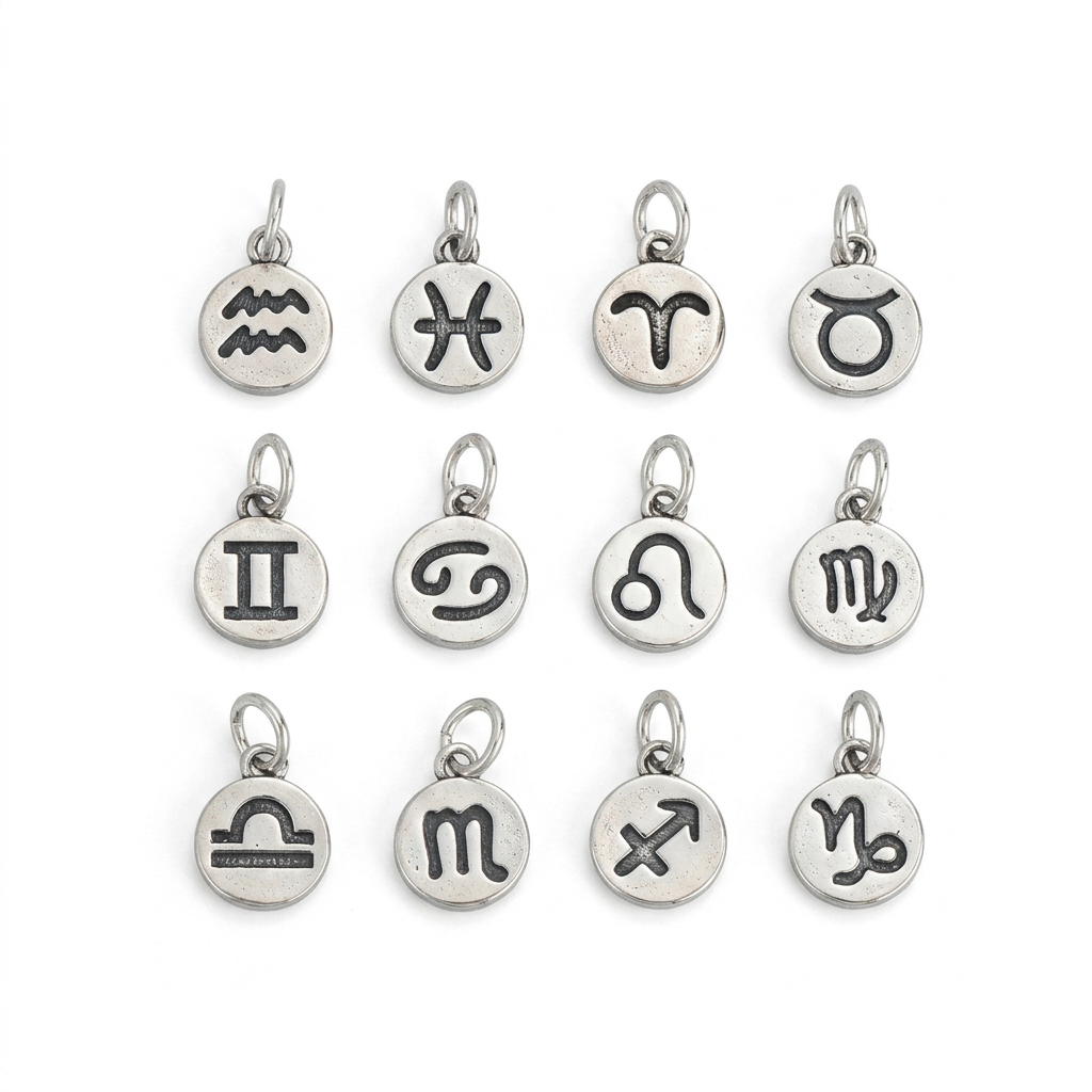 Dije Signo Zodiacal Redondo