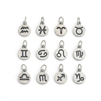 Dije Signo Zodiacal Redondo