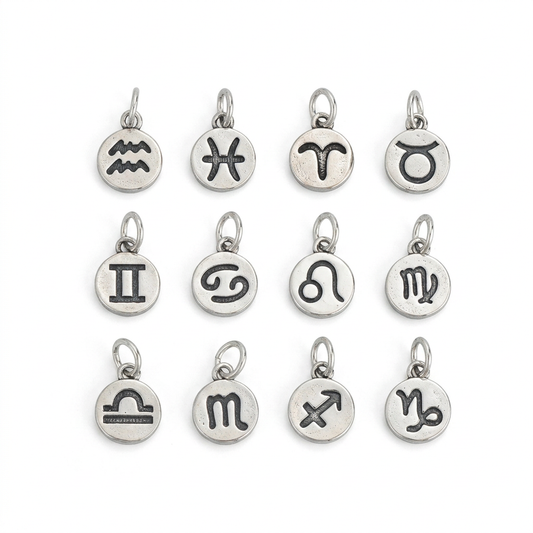 Dije Signo Zodiacal Redondo