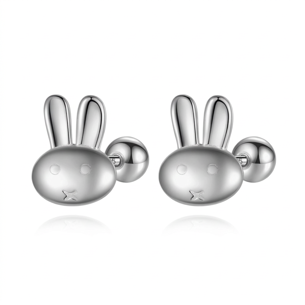 Aretes Conejito y Gatito