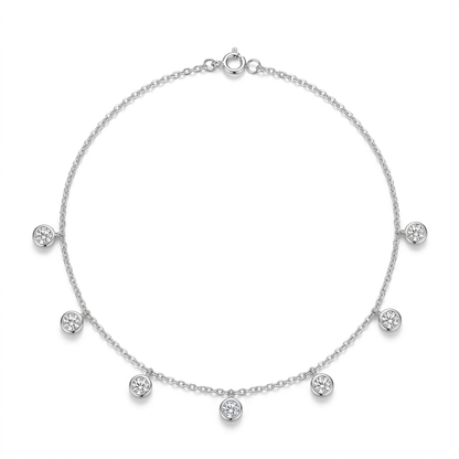 Collar Gargantilla con Zirconias Brillantes