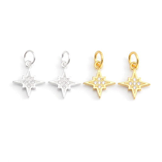 Dije Estrella Polar Pavé