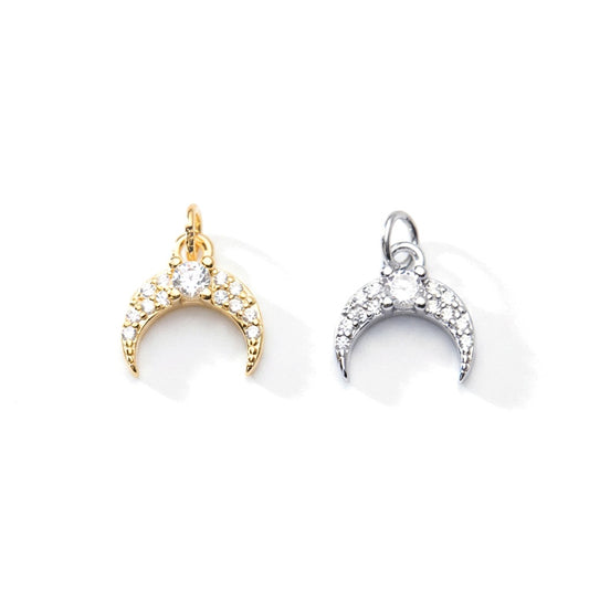 Dije Luna Tierna con Zirconia