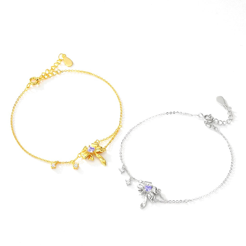 Pulsera Moño con Zirconias