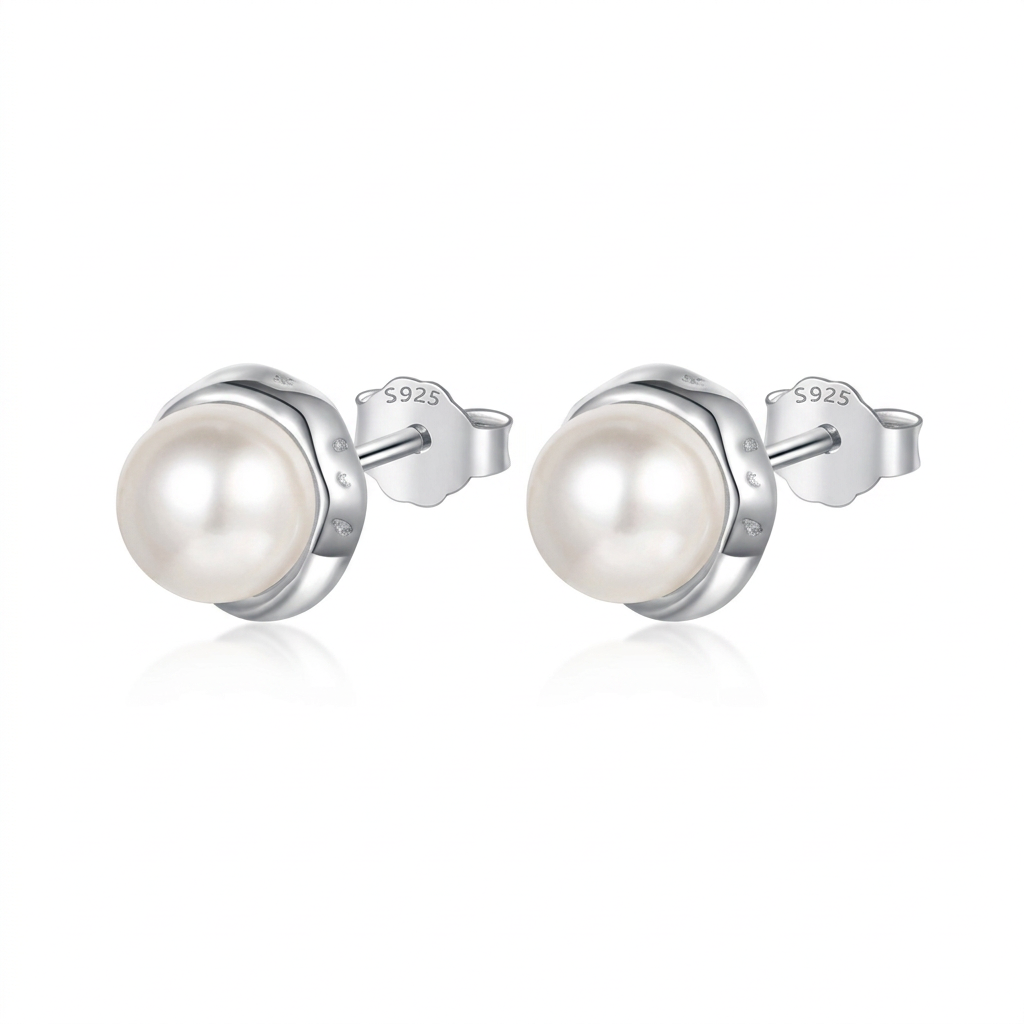 Aretes Perla de Agua Dulce