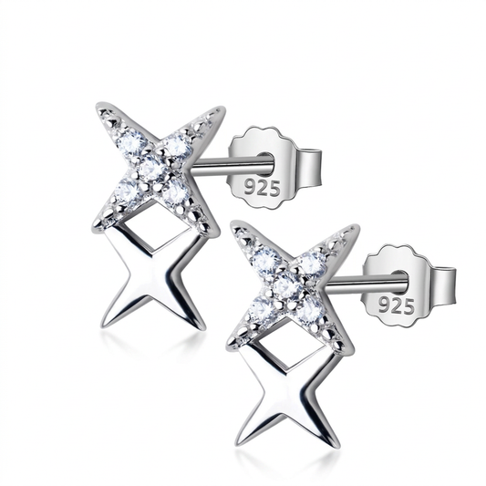 Aretes Estrellita de Zirconia