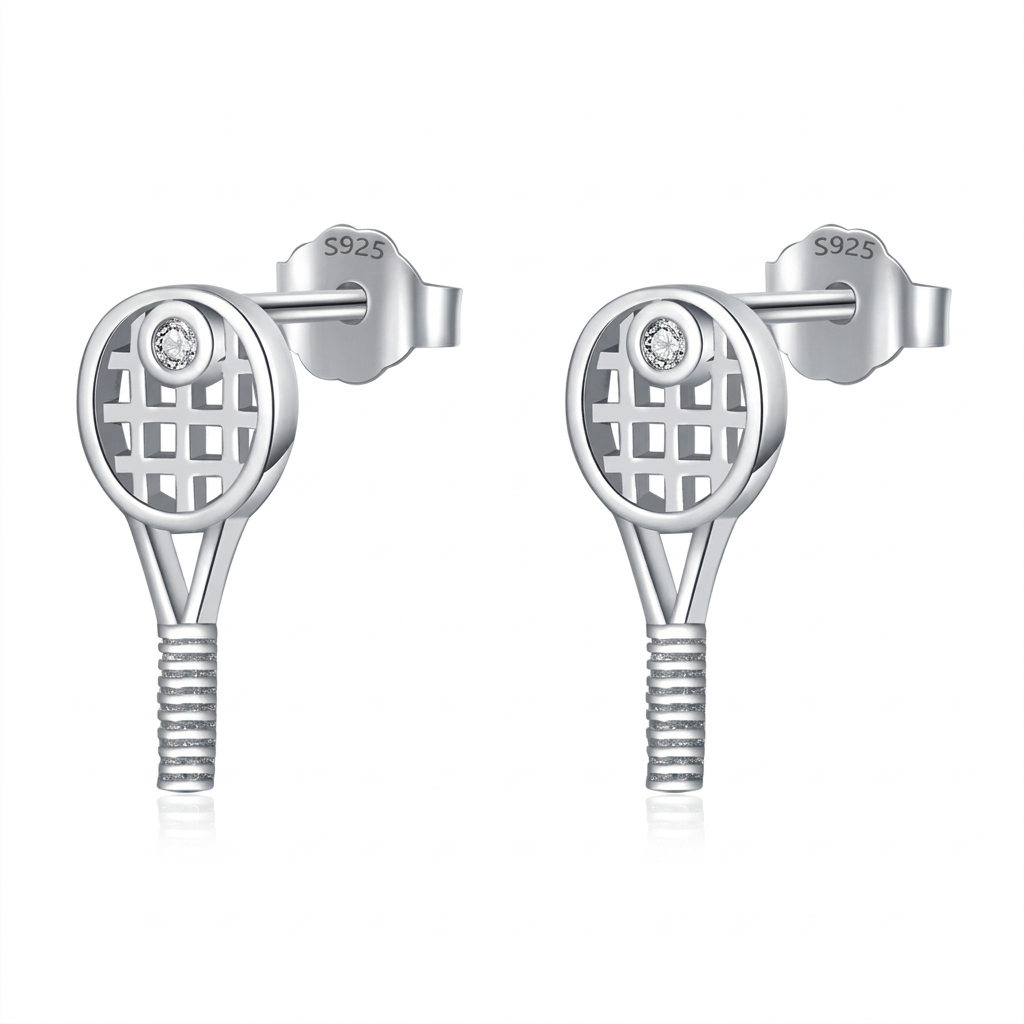 Aretes Raqueta de Tenis