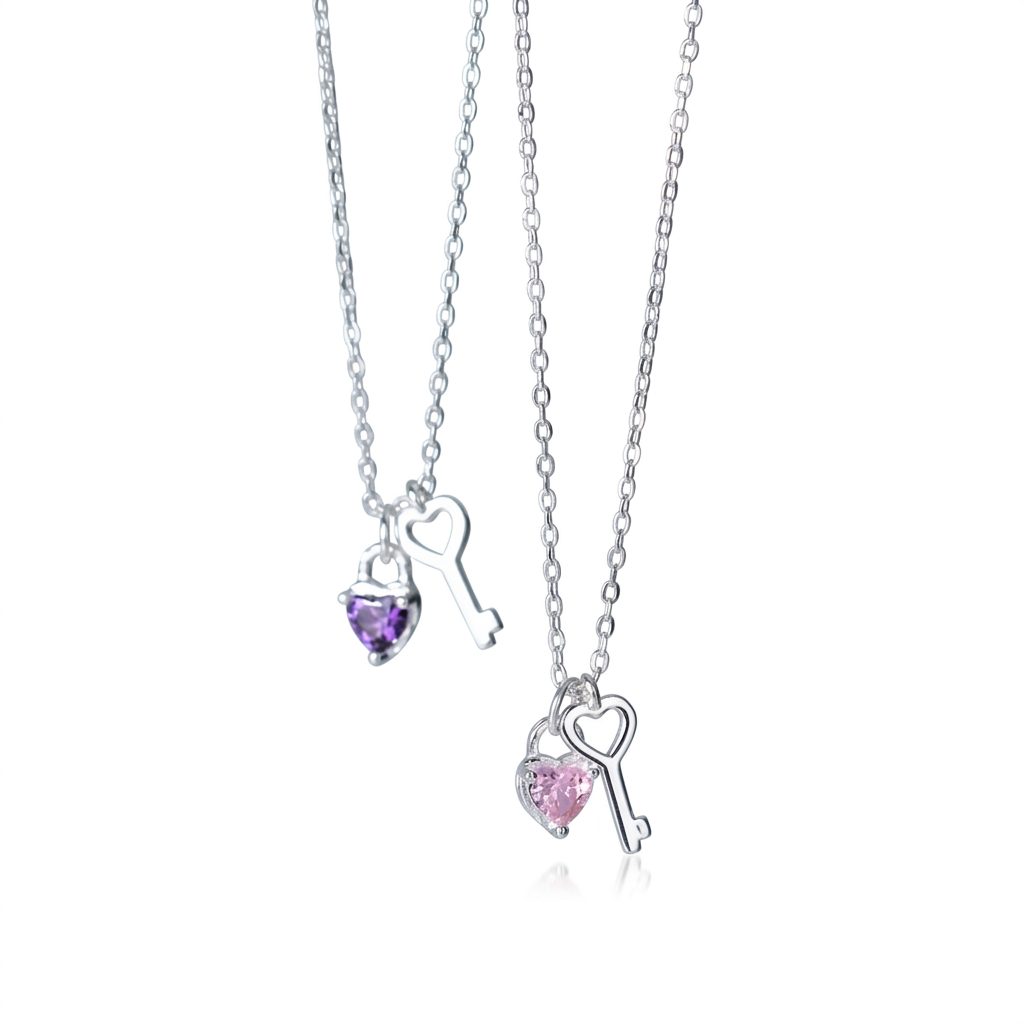 Collar Candado y Llave del Amor