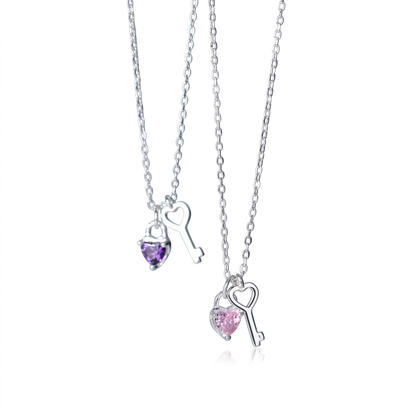 Collar Candado y Llave del Amor