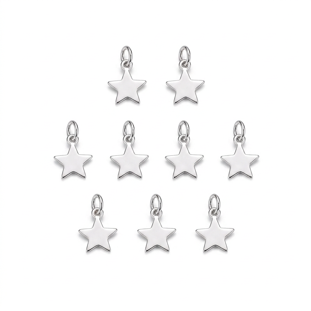 Dije Mini Estrella en Tres Tamaños