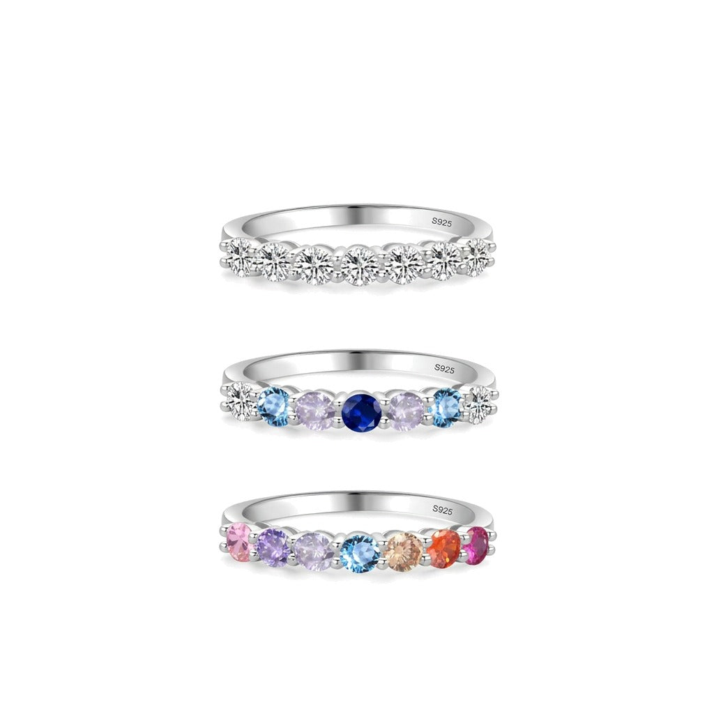 Anillo Zirconia Redonda