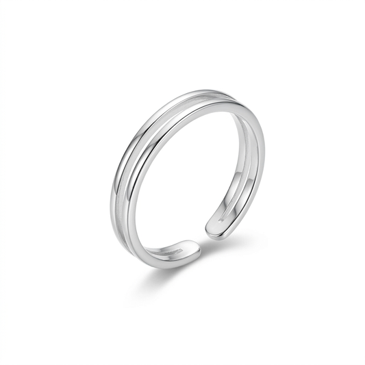 Anillo Doble Capa Ajustable
