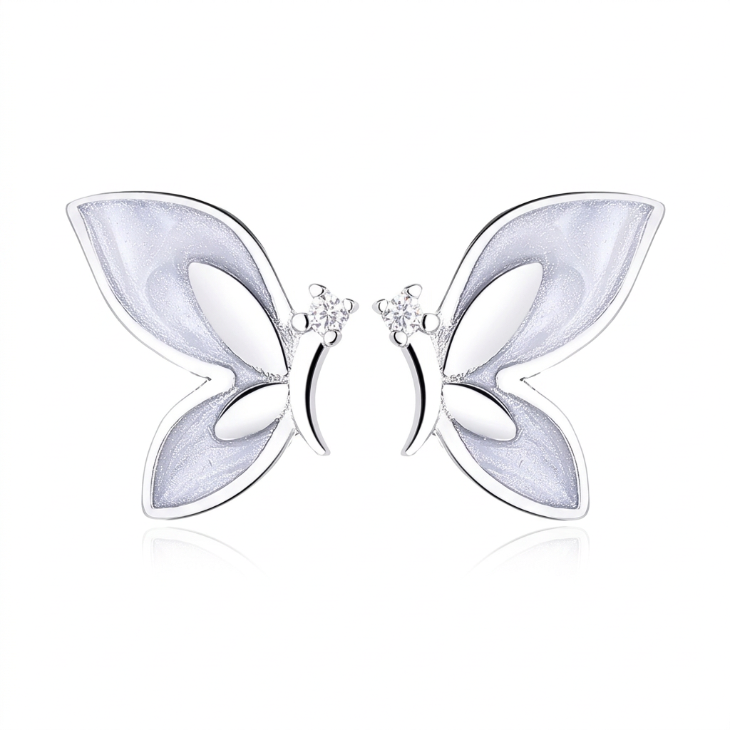 Aretes Mariposa Brillante