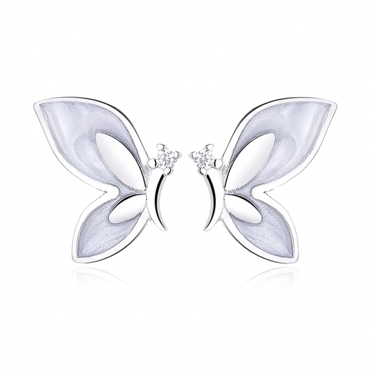 Aretes Mariposa Brillante