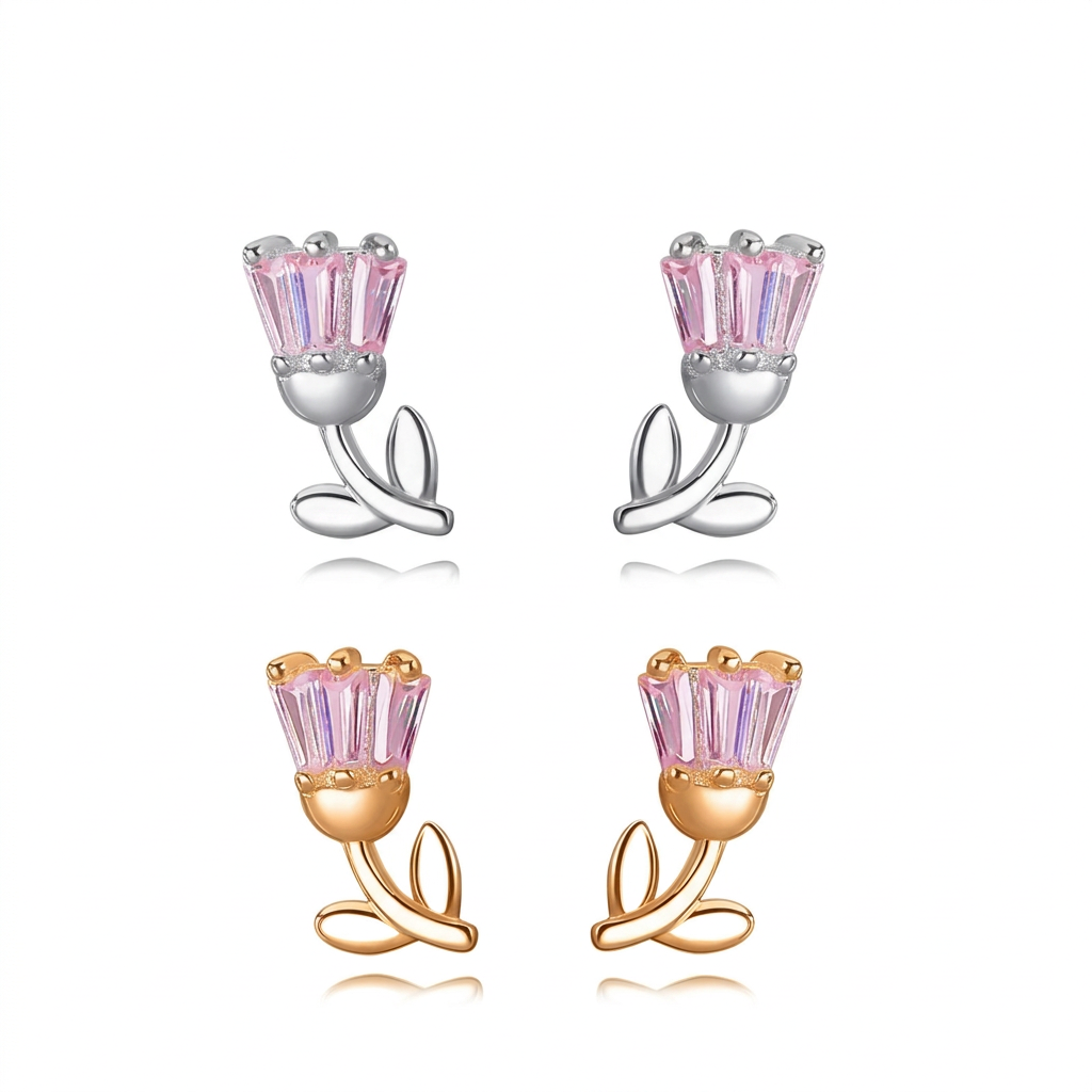 Aretes Flor Elegante