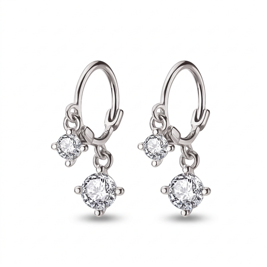 Aretes Góticos con Zirconias