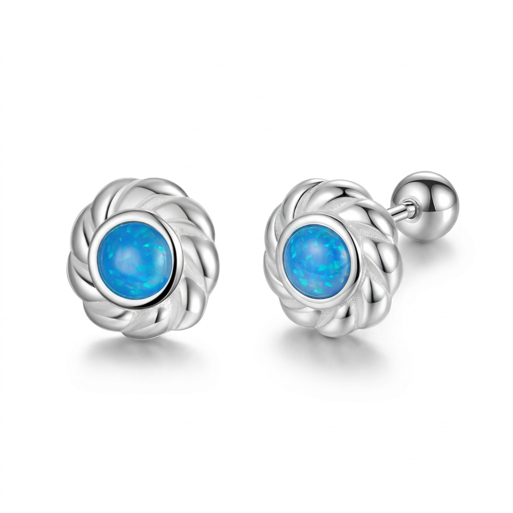 Aretes de Ópalo