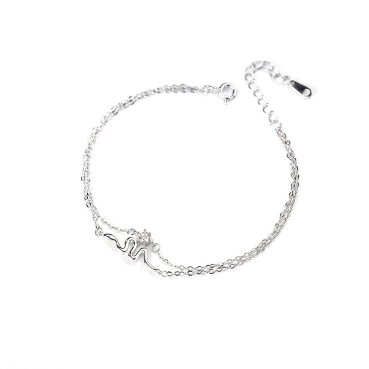 Pulsera Doble Capa Serpiente