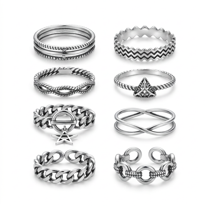 Anillo Vintage Abierto en Varios Diseños