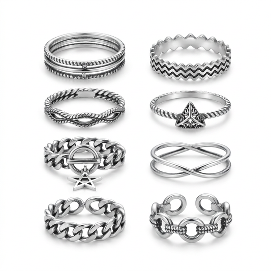 Anillo Vintage Abierto en Varios Diseños