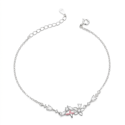 Pulsera Flor con Zirconias