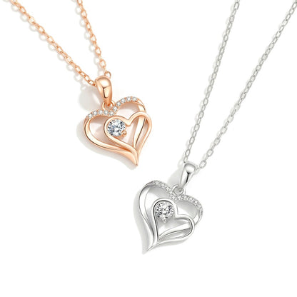 Collar Doble Corazón Delicado
